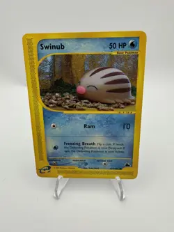 Swinub 107/144 Skyridge Non-Holo E-Series Pokemon TCG Card NM - Image 1