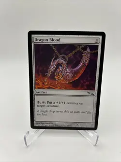 MTG Magic The Gathering DRAGON BLOOD, Artifact card 1993-2003 Uncommon - Image 1
