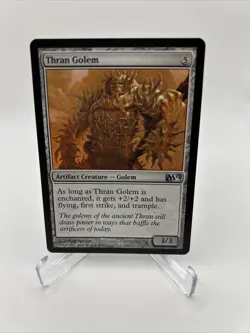 1993-2011 MTG CORE SET M12 THRAN GOLEM - Artifact Creature 220/249 Uncommon - Image 1