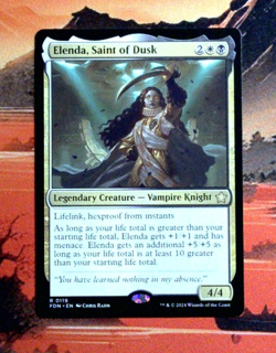 MTG Elenda, Saint of Dusk Regular FDN 119 NM R - Image 1