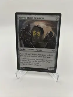 2015 MTG Hewed Stone Retainers - Artifact Creature- Golem, Fate Reforged 161/185 - Image 1