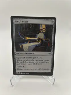 2015 MTG Hero's Blade, Artifact - Equipment Fate Reforged Uncommon 160/185 - Image 1