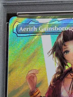 PSA10 MTG Magic-Gathering FF Aerith Gainsborough Surge Foil English Trading Card - Image 3