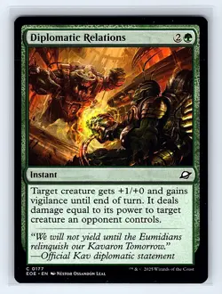 4X Deplomatic Relations #177 Regular Common Instant MTG 25 Edge of Eternities 4X - Image 1
