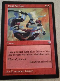 Final Fortune - Mirage Regular - Mtg - Image 1