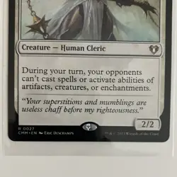 NMT MTG Grand Abolisher Commander Masters Regular White Human Cleric Creature - Image 3