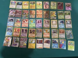 Pokemon damaged card lot vintage ex holo full art gx mega read description - Image 1