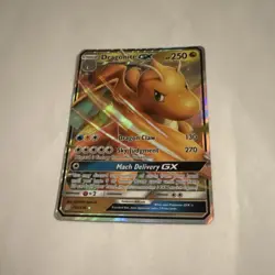 Pokemon Dragonite GX 152/236 Sm-Unified Minds Ultra Rare Full Art Holo Card - Image 1