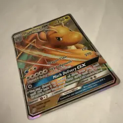 Pokemon Dragonite GX 152/236 Sm-Unified Minds Ultra Rare Full Art Holo Card - Image 3