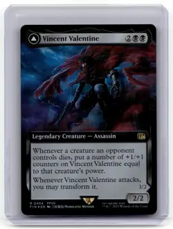 Magic the Gathering Final Fantasy Foil MTG FIN Vincent Valentine Galian Beast - Image 2
