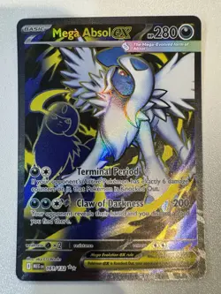 Pokemon TCG | Mega Absol EX #161/132 | Full Art |Mega Evolutions | NM | US Ship - Image 1