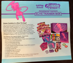 Pokemon: Fusion Strike Pokemon Center Elite Trainer Box ETB NEW Sealed W/CASE - Image 3