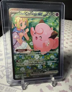 Lillie's Clefairy ex 184/159 Special Illustration Rare Journey Together Pokemon - Image 1