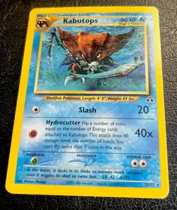 Kabutops 25/75 Neo Discovery Regular Pokemon Tcg - Image 1