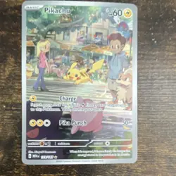 Pikachu 173/165 – Illustration Rare – Pokemon 151 – Near Mint – Full Art - Image 1