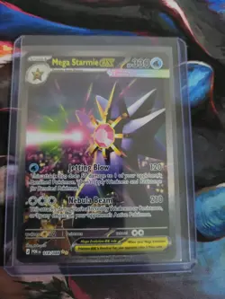 Mega Starmie EX #118/088 Perfect Order Pokemon English Mint Condition Rare - Image 1