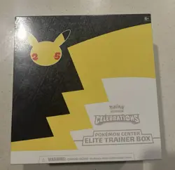 Pokemon Celebrations 25th Anniversary, Pokemon Center Elite Trainer Box - Sealed 820650809866 - Image 1