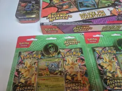 Pokemon Ascended Heroes Lot 1 Pin Box,2 Coin Packs & 2 Tins Sealed - Image 3