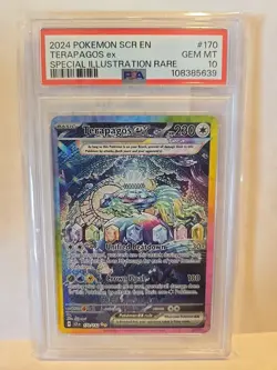 2024 Pokemon Terrapagos Ex Special Illustration Rare #170 PSA 10 - Image 1