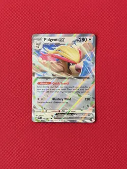 Pokemon Pidgeot ex 164/197 SV01 Scarlet & Violet Double Rare Full Art Holo - Image 1