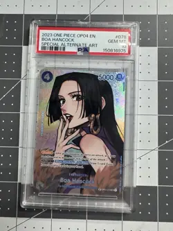 Boa Hancock SP One Piece English - Kingdoms of Intrigue (OP04-078) - PSA 10 - Image 1