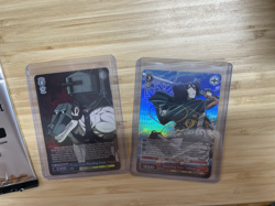2015 Weiss Schwarz Attack on Titan Mikasa Signature SP Cart 2x Promo Packs - Image 4