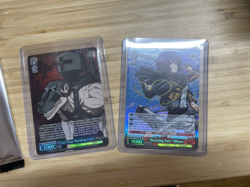 2015 Weiss Schwarz Attack on Titan Mikasa Signature SP Cart 2x Promo Packs - Image 5