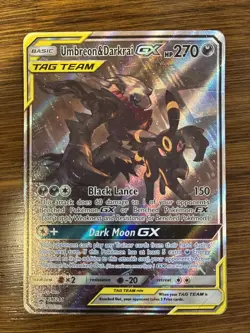 Umbreon & Darkrai GX - SM241 - Pokemon Sun & Moon Promo Ultra Rare Card HP - Image 1