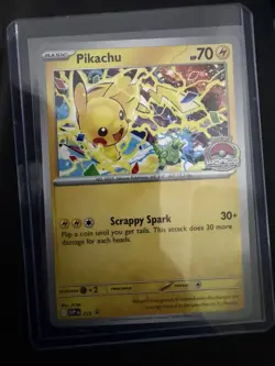 Pikachu Promo Card 225 World Championship 2025 Scarlet & Violet Series Near Mint - Image 1