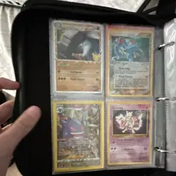 Pokemon TCG Nintendo Binder Lot - Dragonite, Pikachu V, Gengar, Holo Cards - Image 4