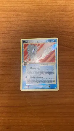 Pokemon Card-Mew-Gold Star-Holo-Ex Dragon Frontiers-101/101-ENG-Very Poor - Image 2