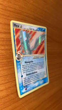 Pokemon Card-Mew-Gold Star-Holo-Ex Dragon Frontiers-101/101-ENG-Very Poor - Image 4
