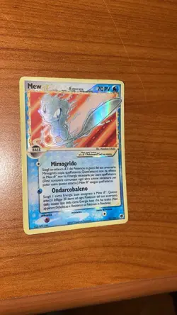 Pokemon Card-Mew-Gold Star-Holo-Ex Dragon Frontiers-101/101-ENG-Very Poor - Image 5