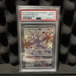 PSA 10 Xurkitree GX SV58/SV94 Pokemon Hidden Fates Full Art Holo Card - Image 1