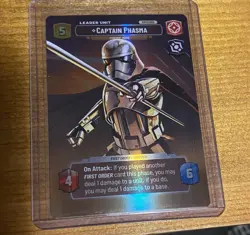 Star Wars Unlimited Captain Phasma Showcase Card! NM - Image 1
