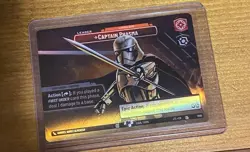 Star Wars Unlimited Captain Phasma Showcase Card! NM - Image 2