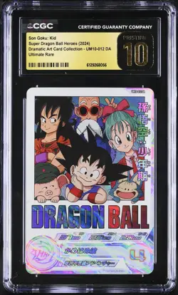 CGC 10 Son Goku: Kid UM10-012 DA Super Dragon Ball Heroes Card TCG 056 - Image 1