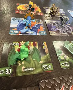 Dragamonz Figures & Cards 57 - Lot of 9- Spin Master Mystic Too. - Image 2
