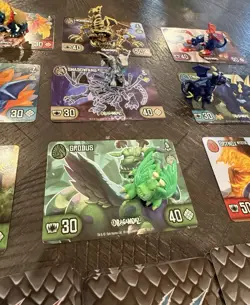 Dragamonz Figures & Cards 57 - Lot of 9- Spin Master Mystic Too. - Image 3