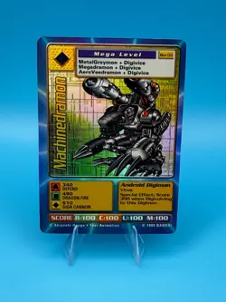 Machinedramon Digimon TCG Card BO-55 Holo Foil 1999 NM/LP - Image 1