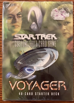 Star Trek CCG Voyager 40 Card Factory Sealed Starter Deck 2001 - Image 1