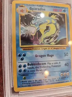 Gyarados Base Set Holo Pokemon Card WOTC EX - Mint PSA 6 - Image 2