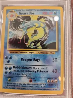 Gyarados Base Set Holo Pokemon Card WOTC EX - Mint PSA 6 - Image 5