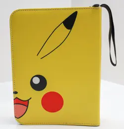 Pokemon Pikachu 4 Pocket Zippered Card Binder Album 50 Pages TCG - Image 3