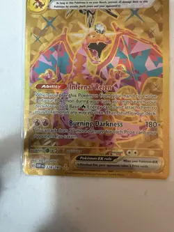 Charizard 4/102 Base Set Holo Rare Stage 2 Pokemon Card HP 120 English - Image 3