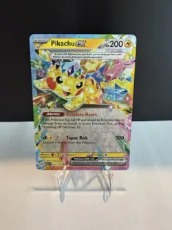 Pikachu ex 057/217 Double Rare Holo Ascended Heroes Pokemon Card - Image 1