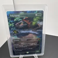 Magic: The Gathering Polyraptor LCI Special Guest Foil Creature Dinosaur Card - Image 1
