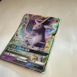 Pokemon Espeon GX SM35 SM Promo Full Art Holo Card English Pokemon TCG - Image 3