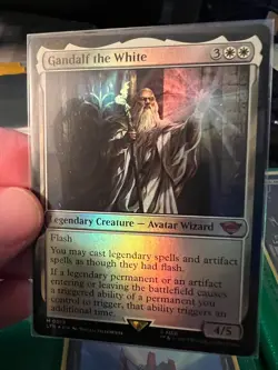 Gandalf the White - Lord of the Rings Foil Legendary Creature Rare 019 MTG - Image 1