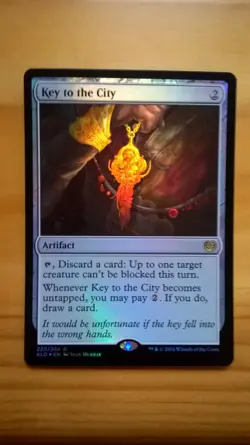 Mtg Kaladesh Key to the City FOIL NM - Image 1